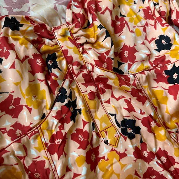 Diane Von Furstenberg Long Sleeve Colorful Dress - Picture 5 of 5